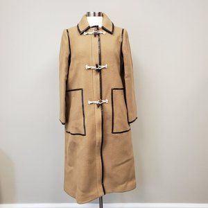 J. Crew Collection Toggle Coat In Italian Fall Blanket Wool Sz 6 NWT